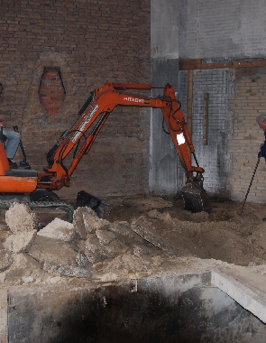 Slopen bestaande begane grond vloer